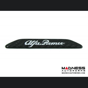 Alfa Romeo 4C Steering Wheel Trim - Carbon Fiber - Steering Wheel Badge  